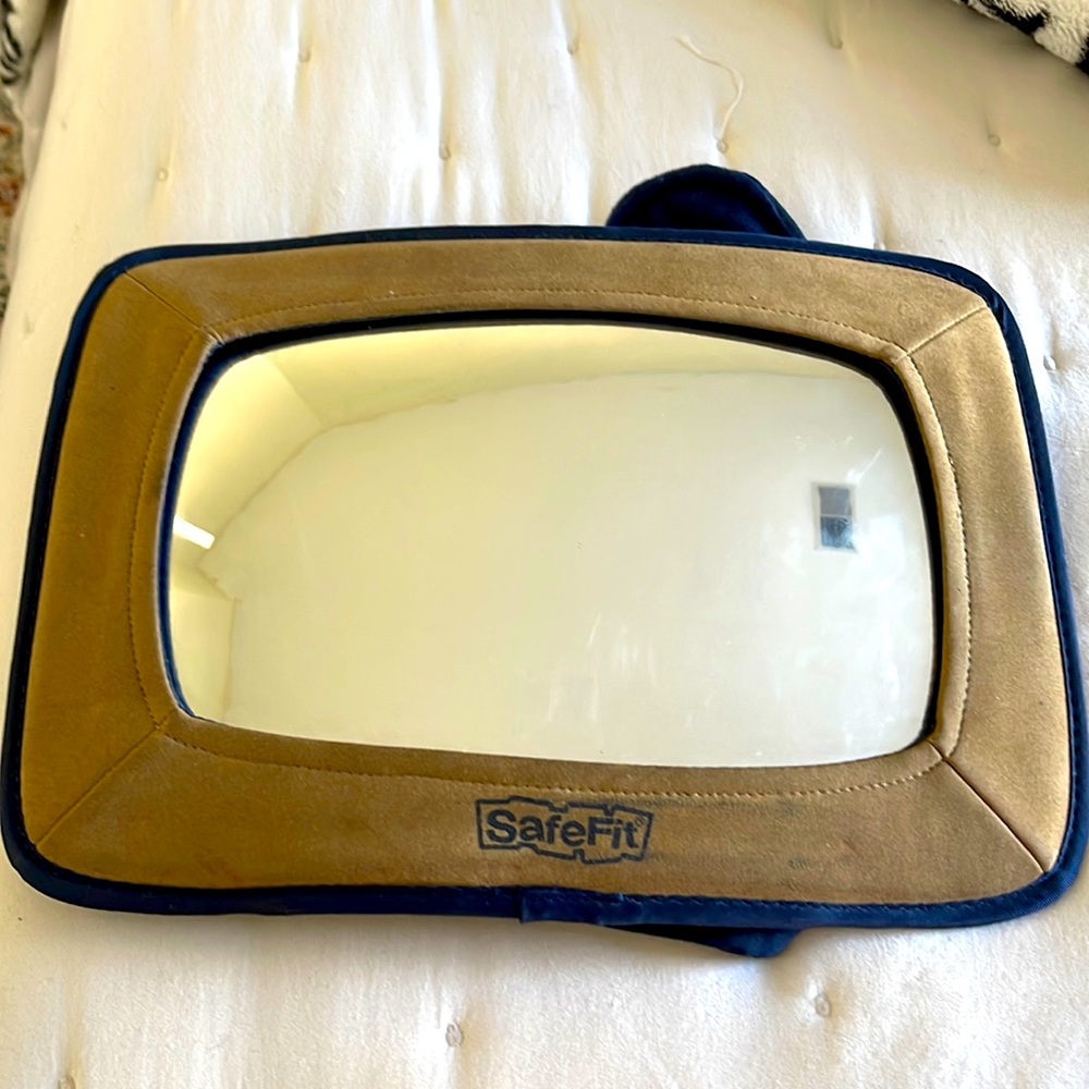 Safe fit baby car mirror
